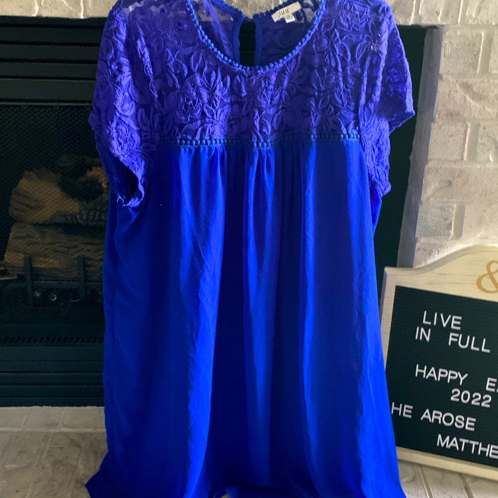 Blue dress